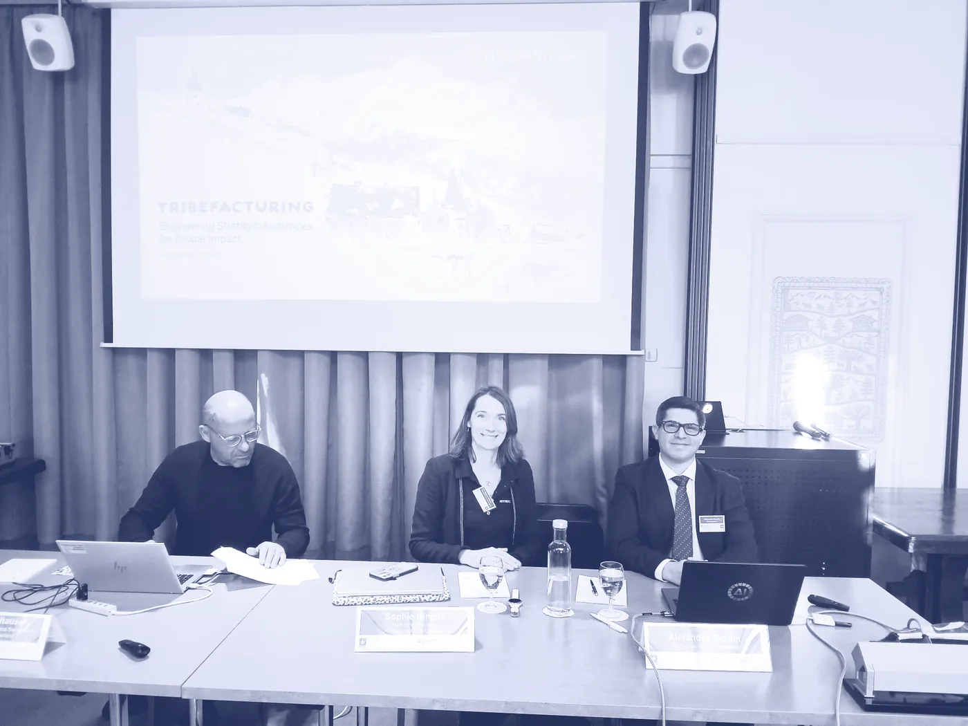 Tribefacturing panel in Interlaken